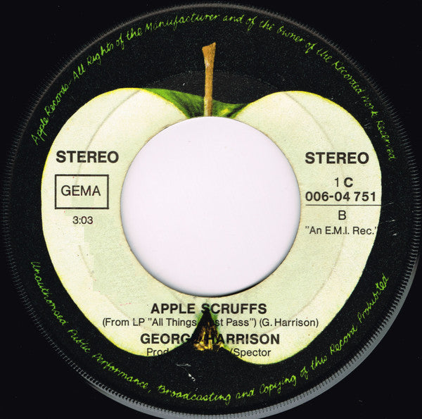 George Harrison - What Is Life Vinyl Singles Media VG+ / Sleeve Generic