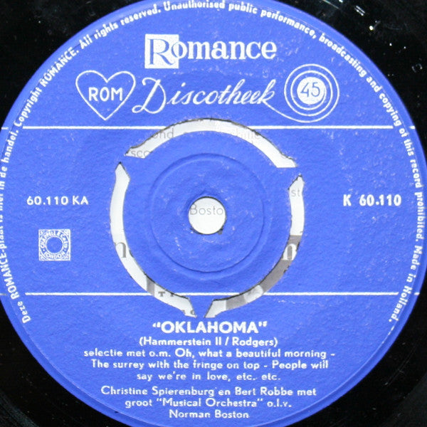 Christine Spierenburg, Bert Robbe - Showland-Favorieten Vinyl Singles Vinyl Very Good (VG) <br> Hoes Generic