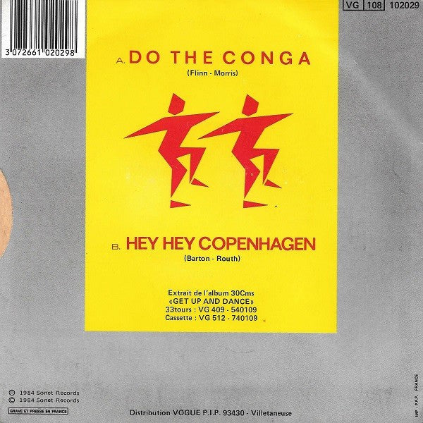 Black Lace - Do The Conga Vinyl Singles Vinyl Goed / Hoes Sticker