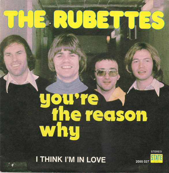 Rubettes - You're The Reason Why Vinyl Singles Vinyl Very Good (VG) <br> Hoes Good Plus (G+)