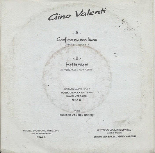 Gino Valenti - Geef Me Nu Een Kans