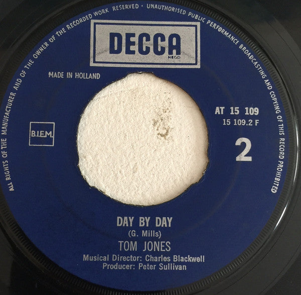 Tom Jones - Help Yourself Vinyl Singles Vinyl Very Good (VG) <br> Hoes Generic