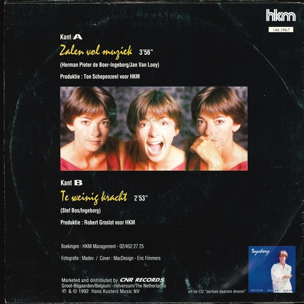 Ingeborg - Zalen Vol Muziek Vinyl Singles Vinyl Very Good (VG) <br> Hoes Good Plus (G+)