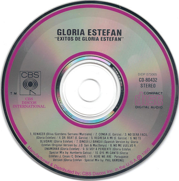 Gloria Estefan - Exitos De Gloria Estefan (CD) Compact Disc Goede Staat