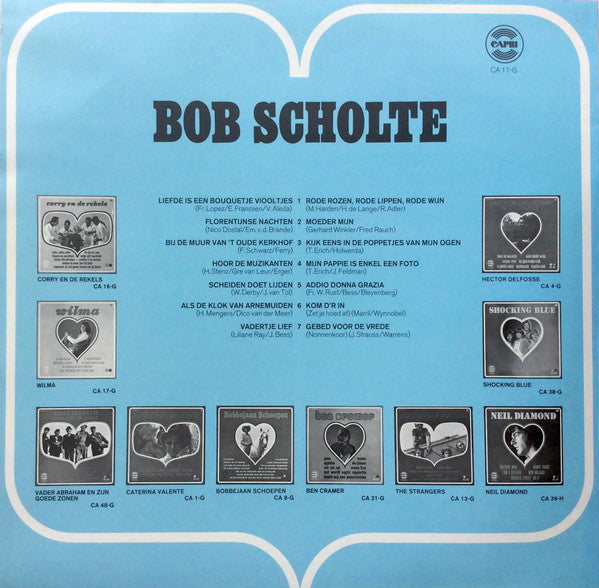 Bob Scholte - Veel Liefs Van ... Bob Scholte (LP) Vinyl LP Vinyl Very Good (VG) <br> Hoes Good Plus (G+)