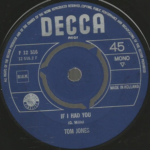 Tom Jones - Green, Green Grass Of Home Vinyl Singles Vinyl Goed / Hoes Generic