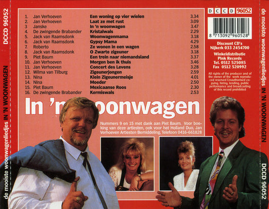 Various - In 'n Woonwagen 1 - De Mooiste Woonwagenliedjes (CD) Compact Disc Vinyl Zeer Goed / Hoesje Goed "VINYLSINGLES.NL"
