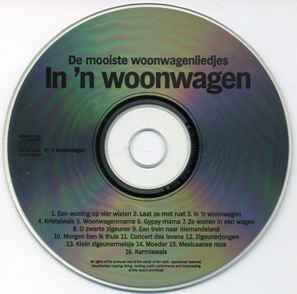 Various - In 'n Woonwagen * - De Mooiste Woonwagenliedjes (CD) Compact Disc Vinyl Very Good (VG) <br> Hoes Good Plus (G+)