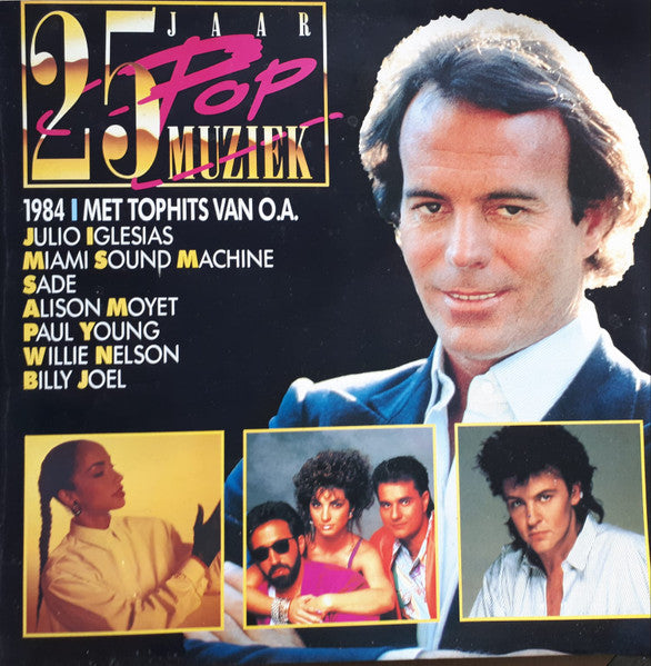 Various - 25 Jaar Popmuziek - (LP) Vinyl LP Dubbel Vinyl Very Good (VG) <br> Hoes Good Plus (G+)