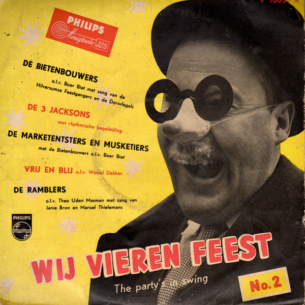 Various - Wij Vieren Feest No. * (**") (B-Keus) Vinyl LP 10" Vinyl Goed / Hoes Redelijk