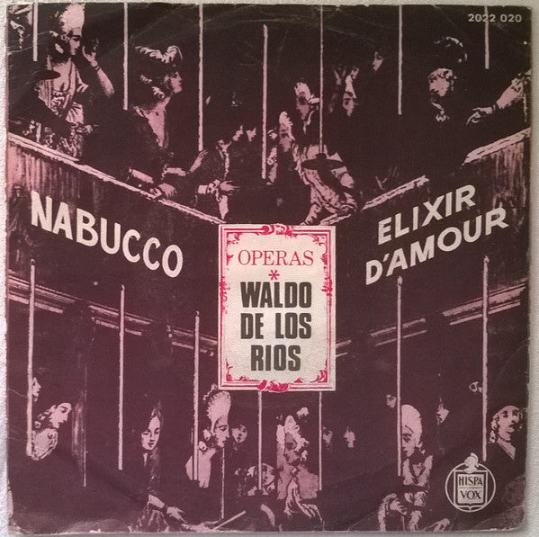 Waldo De Los Rios - Nabucco Vinyl Singles Vinyl Very Good (VG) <br> Hoes Good Plus (G+)