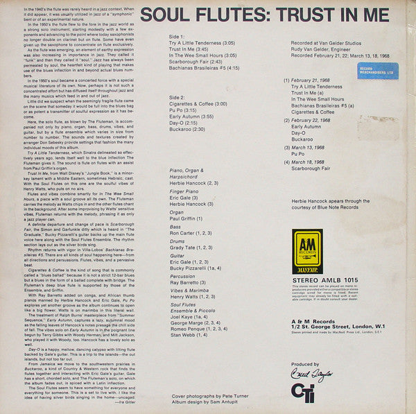 Soul Flutes - Trust In Me (LP)