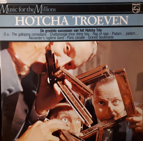 Hotcha Trio - Hotcha Troeven (LP) Vinyl LP Vinyl Very Good (VG) <br> Hoes Good Plus (G+)