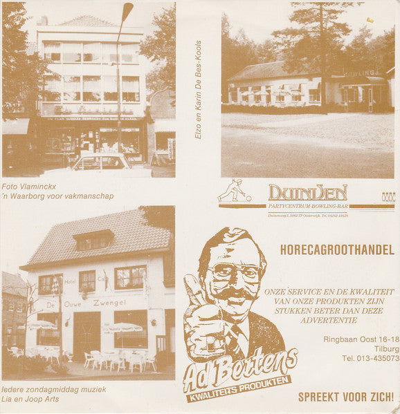 Duo Simpel - 't Spoorke Van Oisterwijk Vinyl Singles Vinyl Very Good (VG) <br> Hoes Good Plus (G+)