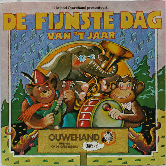 Ouwehand-band - De Fijnste Dag Van 'T Jaar (Flexi-disc) 34784 34819 Flexidisc VINYLSINGLES.NL