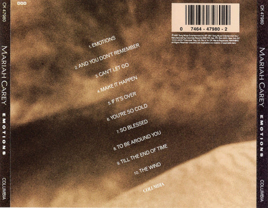 Mariah Carey - Emotions (CD)