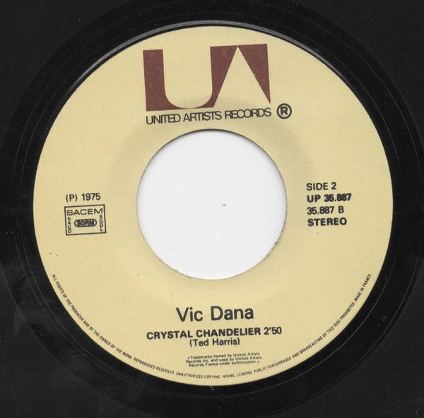 Vic Dana - Red Roses For A Blue Lady Vinyl Singles Vinyl Very Good (VG) <br> Hoes Generic