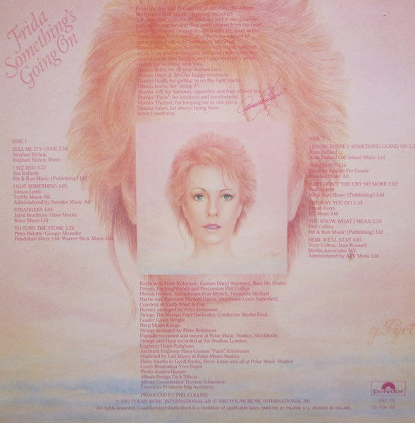 Frida - Something's Going On (LP) Vinyl LP Vinyl Very Good (VG) <br> Hoes Good Plus (G+)
