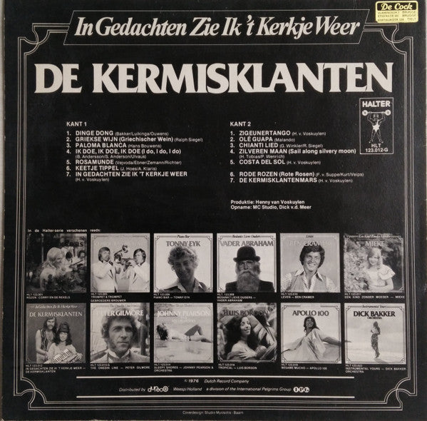 Kermisklanten - In Gedachten Zie Ik Het Kerkje Weer (LP) Vinyl LP Vinyl Very Good (VG) <br> Hoes Good Plus (G+)