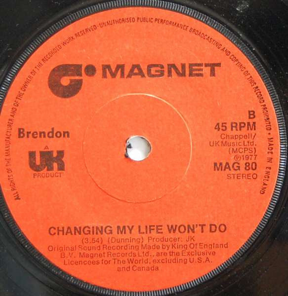 Brendon - Gimme Some Vinyl Singles Vinyl Very Good (VG) <br> Hoes Good Plus (G+)