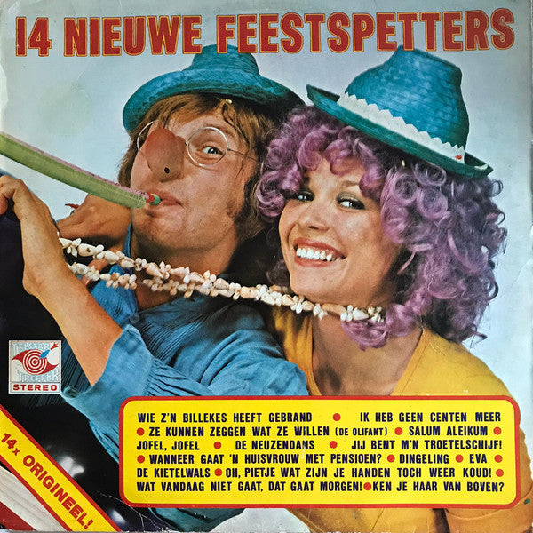 Various - ** Nieuwe Feestspetters (LP) Vinyl LP Vinyl Very Good (VG) <br> Hoes Good Plus (G+)
