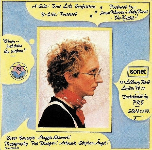 Korgis - True Life Confessions Vinyl Singles Vinyl Very Good (VG) <br> Hoes Good Plus (G+)