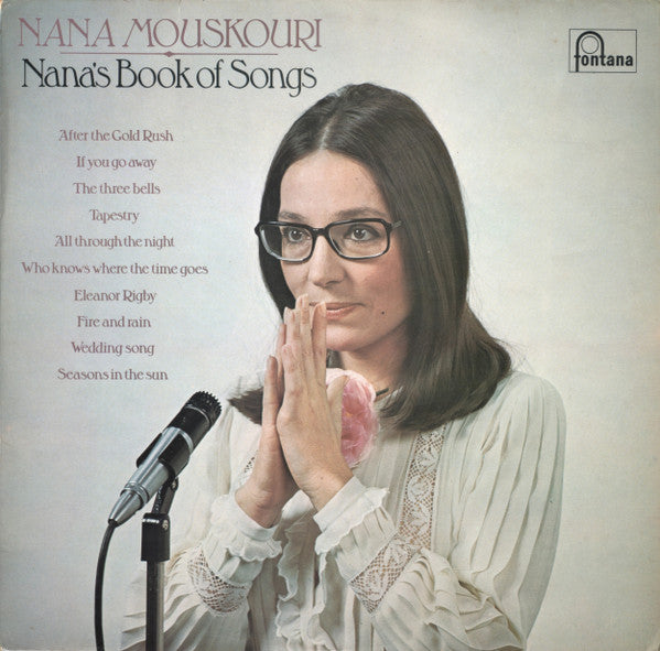Nana Mouskouri - Nana's Book Of Songs (LP) Vinyl LP Vinyl Very Good (VG) <br> Hoes Good Plus (G+)