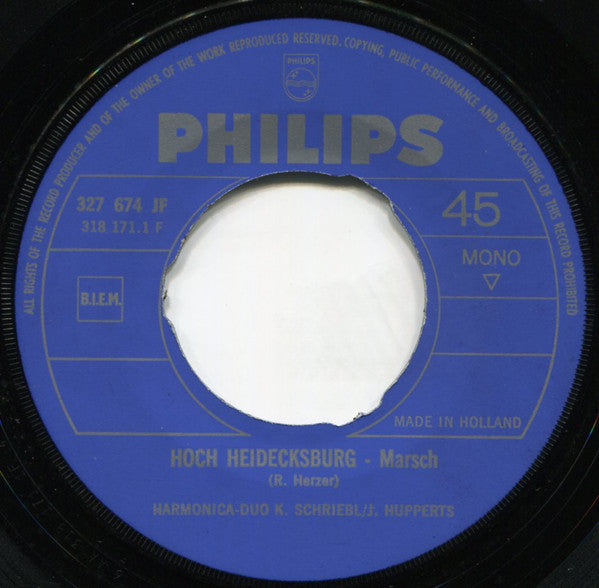 Harmonica Duo K. Schriebl / J. Hupperts - Hoch Heidecksburg 21257 Vinyl Singles