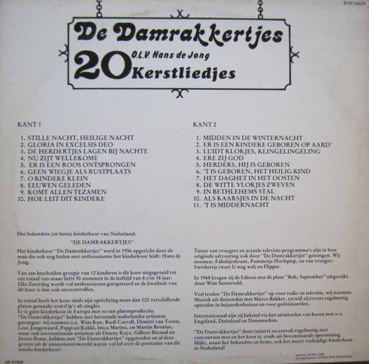 Damrakkertjes - 20 Kerstliedjes (LP)