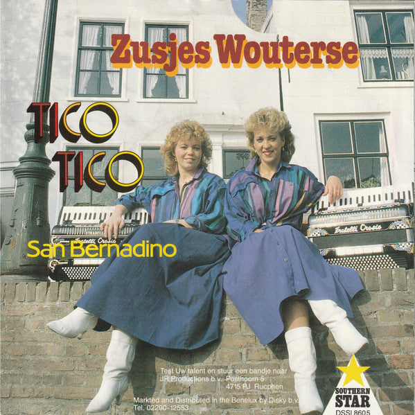 Zusjes Wouterse - Tico Tico Vinyl Singles Vinyl Very Good (VG) <br> Hoes Good Plus (G+)