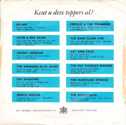 Adamo - Another Love Affair Vinyl Singles Vinyl Zeer Goed / Hoesje Goed "VINYLSINGLES.NL"