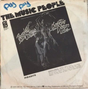 People's Choice - Party Is A Groovy Thing Vinyl Singles Vinyl Zeer Goed / Hoesje Goed "VINYLSINGLES.NL"