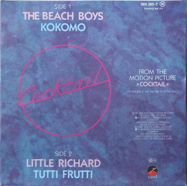 Beach Boys - Kokomo Vinyl Singles Vinyl Very Good (VG) <br> Hoes Good Plus (G+)