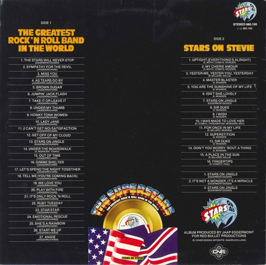 Stars On 45 - The Superstars (LP) Vinyl LP Vinyl Zeer Goed / Hoesje Goed "VINYLSINGLES.NL"