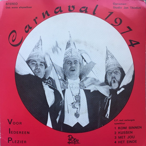 Various - Carnaval Voor Iedereen Plezier Vinyl Singles Vinyl Very Good (VG) <br> Hoes Good Plus (G+)