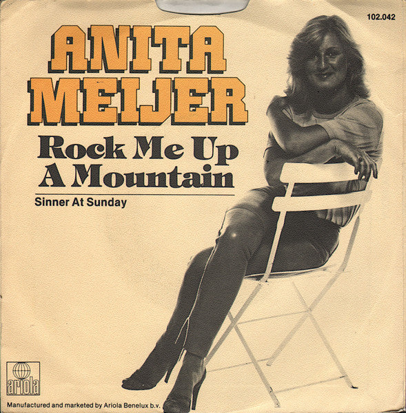 Anita Meijer - Rock Me Up A Mountain Vinyl Singles Vinyl Very Good (VG) <br> Hoes Good Plus (G+)