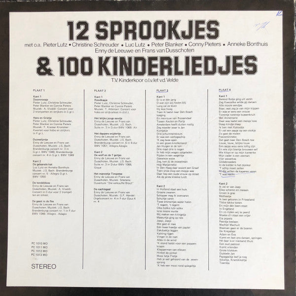 Various - 12 Sprookjes En 100 Kinderliedjes (LP) 51162