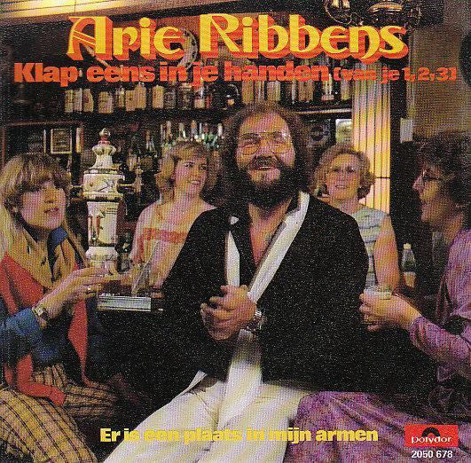 Arie Ribbens - Klap Eens In Je Handen Vinyl Singles Vinyl Very Good (VG) <br> Hoes Good Plus (G+)