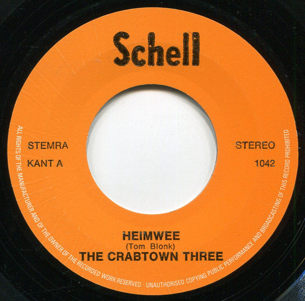 Crabtown Three - Heimwee Vinyl Singles