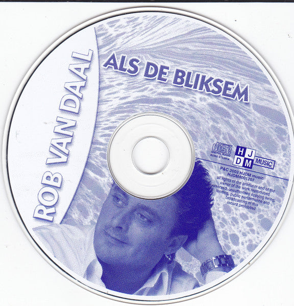 Rob Van Daal - Als De Bliksem (CD) Compact Disc Goede Staat