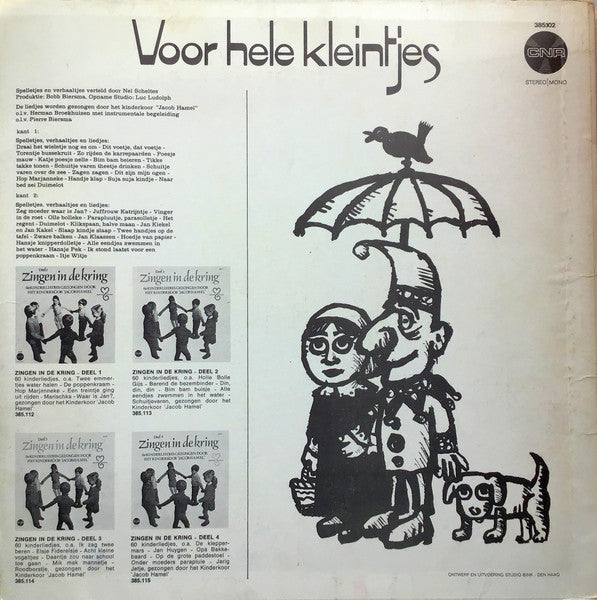 Jacob Hamel - Voor Hele Kleintjes (LP) Vinyl LP Vinyl Very Good (VG) <br> Hoes Good Plus (G+)