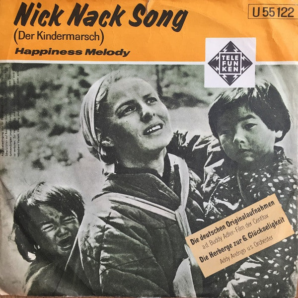 Addy Andrigo Und Sein Orchester - Nick Nack Song Vinyl Singles Vinyl Very Good (VG) <br> Hoes Good Plus (G+)