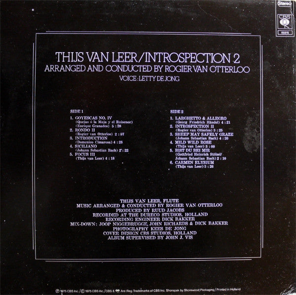 Thijs van Leer - Introspection 2 (LP) 50439