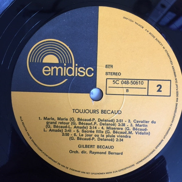Gilbert Bécaud - Toujours Becaud (LP)