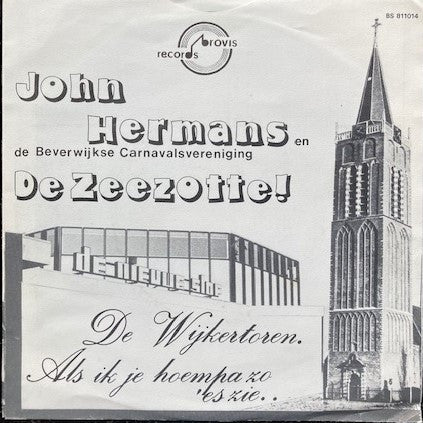 John Hermans - De Wijkertoren Vinyl Singles Vinyl Very Good (VG) <br> Hoes Good Plus (G+)