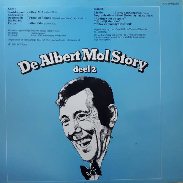 Albert Mol - De Albert Mol Story Deel * (LP) Vinyl LP Vinyl Very Good (VG) <br> Hoes Good Plus (G+)