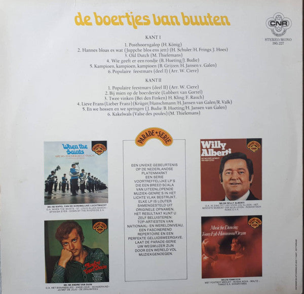 Boertjes Van Buuten - Boertjes Van Buuten (LP) Vinyl LP Vinyl Very Good (VG) <br> Hoes Good Plus (G+)