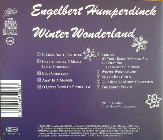 Engelbert Humperdinck - Weihnachten Mit Engelbert (CD) Compact Disc Goede Staat "VINYLSINGLES.NL"