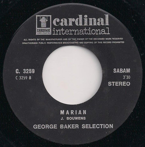 George Baker Selection - I'm On My Way Vinyl Singles Vinyl Goed / Hoes Generic