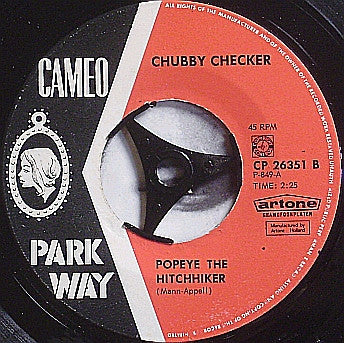 Chubby Checker - Limbo Rock Vinyl Singles Vinyl Very Good (VG) <br> Hoes Good Plus (G+)